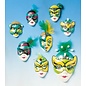 GIESSFORM / MOLDS ACCESOIRES Molde de fundición, mini máscaras, 8 piezas