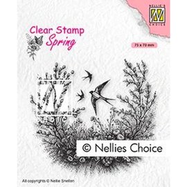 Nellie Snellen Tampon à motif, transparent, format motif environ 7,5 x 7 cm