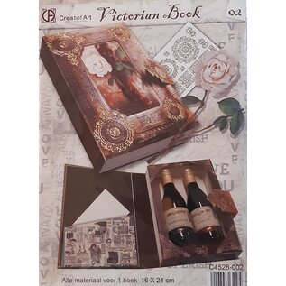 BASTELSETS / CRAFT KITS Set artigianale, libro vittoriano, 16 x 24 cm