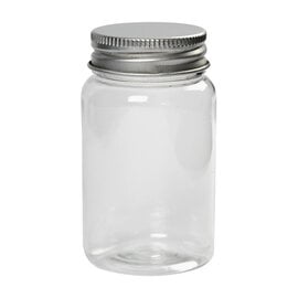 BASTELZUBEHÖR, WERKZEUG UND AUFBEWAHRUNG Storage jar, with lid 100ml 7.7x4.5cm