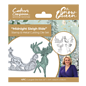 Crafter's Companion Punching template set + stamp set, Christmas