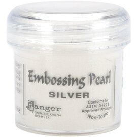 FARBE / STEMPELKISSEN Embossingpoeder, Silver Pearl, Ranger, 28gr