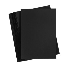 BASTELZUBEHÖR, WERKZEUG UND AUFBEWAHRUNG Papel kraft, 300gr, A4 en negro, 20 hojas