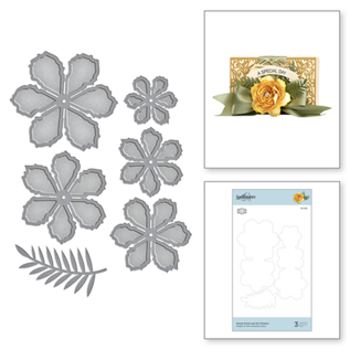 Spellbinders und Rayher matrice de découpe pour la conception de fleurs 3D