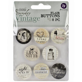 Prima Marketing und Petaloo 8 vintage knapper, mixed media, scrapbog