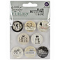 Prima Marketing und Petaloo 8 vintage knapper, mixed media, scrapbog