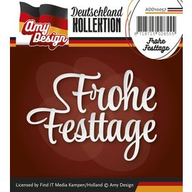 AMY DESIGN AMY DESIGN, Stanzschablonen: Frohe Festtage