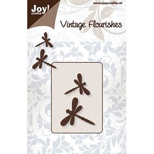 Joy!Crafts / Jeanine´s Art, Hobby Solutions Dies /  Punzonado y estampado en relieve plantillas: 2 de la libélula