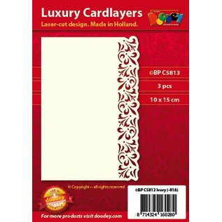 KARTEN und Zubehör / Cards Luxe kaart lay-outs, 3 stuks