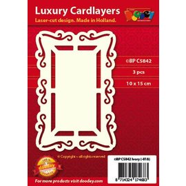 KARTEN und Zubehör / Cards Luxe kaart lay-outs, 3 stuks