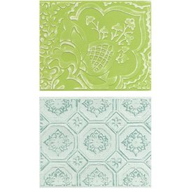 embossing Präge Folder Goffratura cartelle: Free Spirit Florals Set