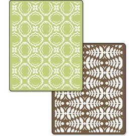 embossing Präge Folder Preging mapper: Christmas Elegance Set