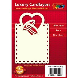 KARTEN und Zubehör / Cards Luxe kaart lay-out: set van 3