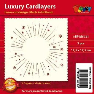 KARTEN und Zubehör / Cards Luxury kort layout: sett med 3