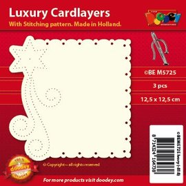 KARTEN und Zubehör / Cards Luxe kaart lay-out: set van 3