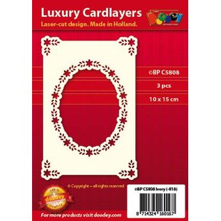 KARTEN und Zubehör / Cards Luxury kort layout: sett med 3