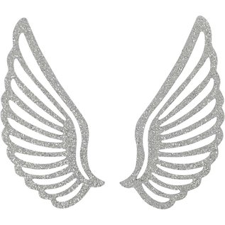 Embellishments / Verzierungen Metal Wing, 3 stykker