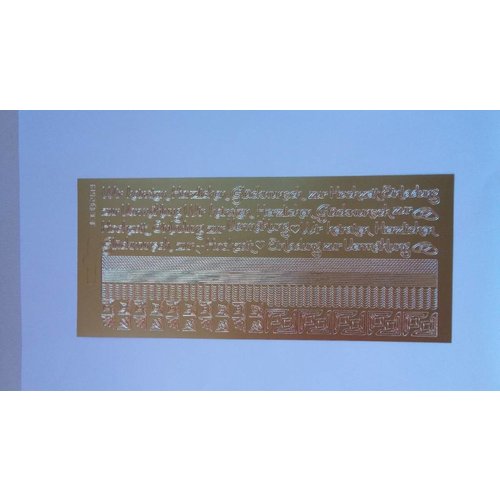 Sticker Combiné autocollant, bords, coins, textes allemands / mariage Sticker Combiné autocollant, bords, coins, textes allemands / mariage