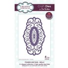 CREATIVE EXPRESSIONS und COUTURE CREATIONS Punching and embossing template: decorative frame