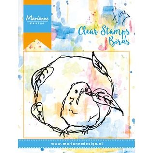 Marianne Design Transparent stamp: Birdy