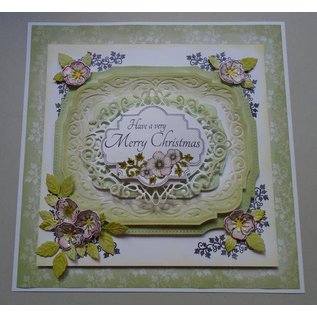 CREATIVE EXPRESSIONS und COUTURE CREATIONS Rubber stamps, Christmas Rose