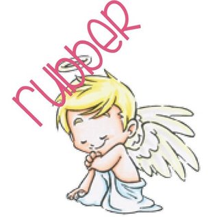C.C.Designs Rubber stamp: Angel amour