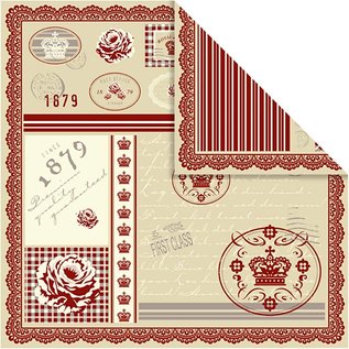 Designer Papier Scrapbooking: 30,5 x 30,5 cm Papier Carta design 5 fogli 30,5x30,5 cm, 120 g