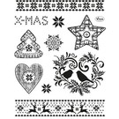 Stempel / Stamp: Transparent Transparante stempels: kerstmotieven