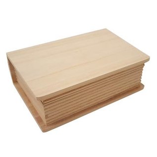 Objekten zum Dekorieren / objects for decorating ANGEBOT! Holz Dose in Buchform