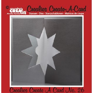 Crealies und CraftEmotions Stanz- und Prägeschablone: Card no. 26 Stanz