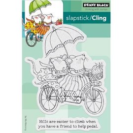 Penny Black Gummi stempel: Tandem