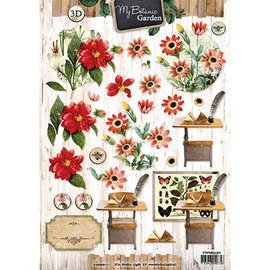 Vintage, Nostalgia und Shabby Shic 3D cutting sheets: Flowers