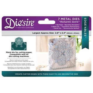 Die'sire Stamping and embossing stencil of Diesire, romantic Swirls