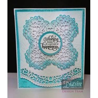 Die'sire Stamping and embossing stencil of Diesire, romantic Swirls