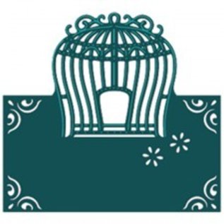 Die'sire Stamping and embossing stencil of Diesire, Elegant Birdcage