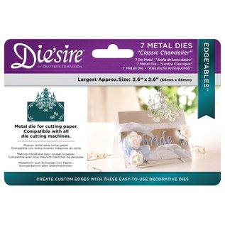 Die'sire Stamping and embossing stencil of Diesire, Classic Chandelier