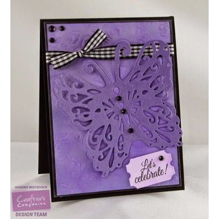 Die'sire Stamping and embossing stencil of Diesire, butterfly love