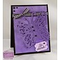 Die'sire Stamping and embossing stencil of Diesire, butterfly love