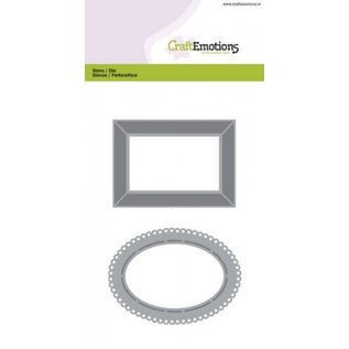 Craftemotions Punching and embossing template: Framework