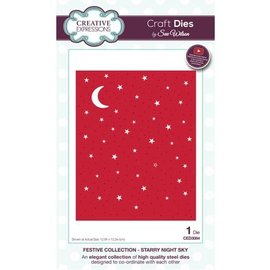 CREATIVE EXPRESSIONS und COUTURE CREATIONS NEW: punching and embossing template: starry