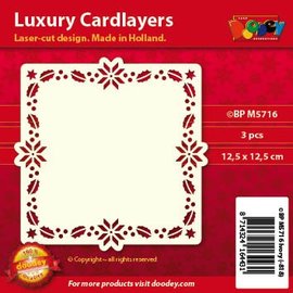 KARTEN und Zubehör / Cards Luxe kaart lay-outs, 3 stuks