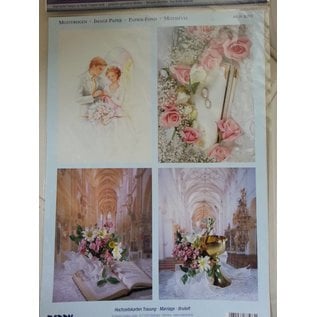 Bilder, 3D Bilder und ausgestanzte Teile usw... 3D Die vellen + 1 achtergrond bladen: Wedding