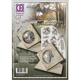 BASTELSETS / CRAFT KITS Komplettes Kartenset für 2 Karten!