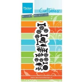 Marianne Design Punching and embossing template: Motives for cat and dog