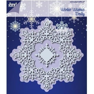 Joy!Crafts / Jeanine´s Art, Hobby Solutions Dies /  Bakker: Winter Wishes Doilie - kun én tilgjengelig!