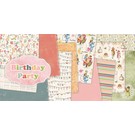 Karten und Scrapbooking Papier, Papier blöcke Designerblock, 30,5 x 30,5cm, "Birthday Party"