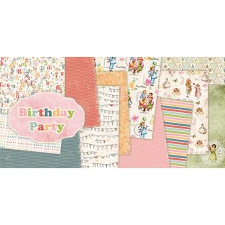 Karten und Scrapbooking Papier, Papier blöcke Bloc Designer, 30,5 x 30,5 cm, "Birthday Party"