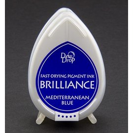 FARBE / STEMPELKISSEN Brilliance Dew Drop, blu del Mediterraneo