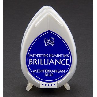 FARBE / STEMPELKISSEN Brilliance Dew Drop, blu del Mediterraneo