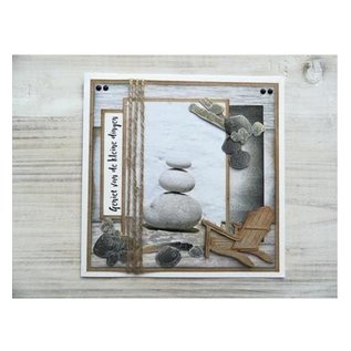 Marianne Design Punching and embossing template: deckchair / beach chair